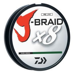 Daiwa J-Braid Dark Green Fishing Line 330 Yards 50lb Test