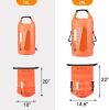 Outdoor Floating Waterproof Dry Bag with Clear Window 10L/20L Roll Top Lightweight Dry Bag for Camping;  Swimming;  Kayaking;  Boating;  Rafting;  Hik