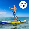 10ft Inflatable Stand Up Paddle Board 6'' Thick with Aluminum Paddle Leash Backpack | Wide Stance;  Surf Control;  Non-Slip Deck | Youth & Adult Stand