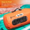 Outdoor Floating Waterproof Dry Bag with Clear Window 10L/20L Roll Top Lightweight Dry Bag for Camping;  Swimming;  Kayaking;  Boating;  Rafting;  Hik