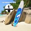 10ft Inflatable Stand Up Paddle Board 6'' Thick with Aluminum Paddle Leash Backpack | Wide Stance;  Surf Control;  Non-Slip Deck | Youth & Adult Stand